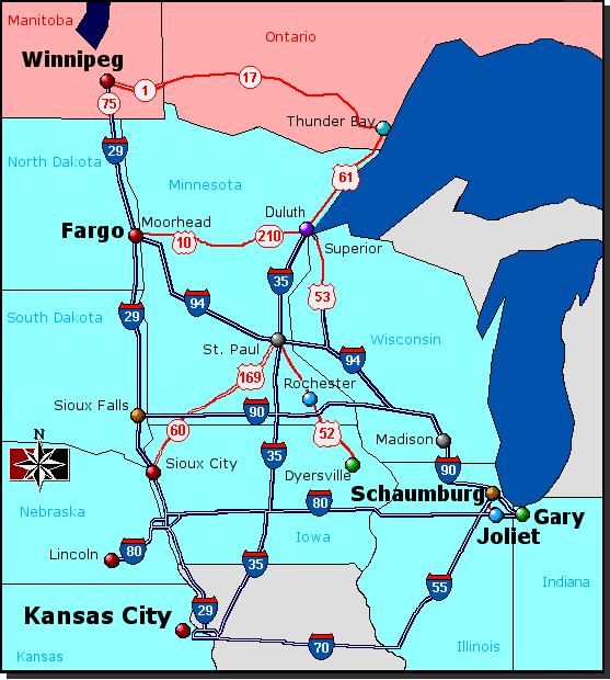 Northern League Map