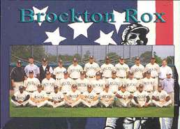 Brockton Rox '02 team card