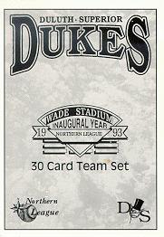 93 Dukes Card
