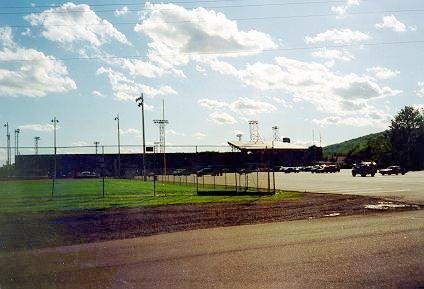 Photo of stadium parking lot