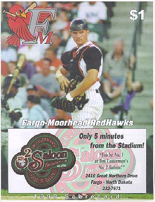 Fargo-Moorhead RedHawks Scorecard '99