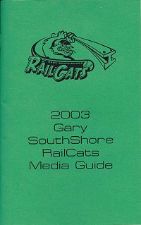 2003 RailCats media guide