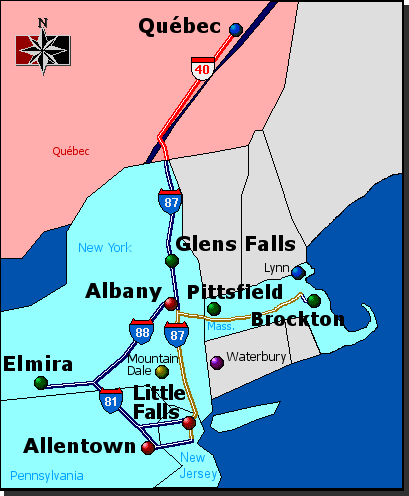 Northern League Map