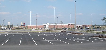 Photo of main parking lot