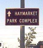 Photo of Haymarket Park Complex sign