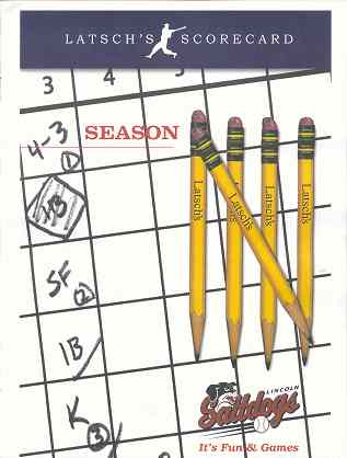 Lincoln Saltdogs Scorecard '05