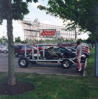 Photo of hot rod shopping cart