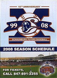 Schaumburg Flyers '08 Blue X Cover