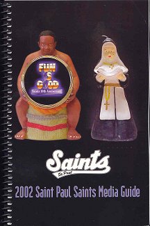 Saint Paul Saints Media Guide '02