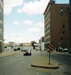 Photo of street to stadium